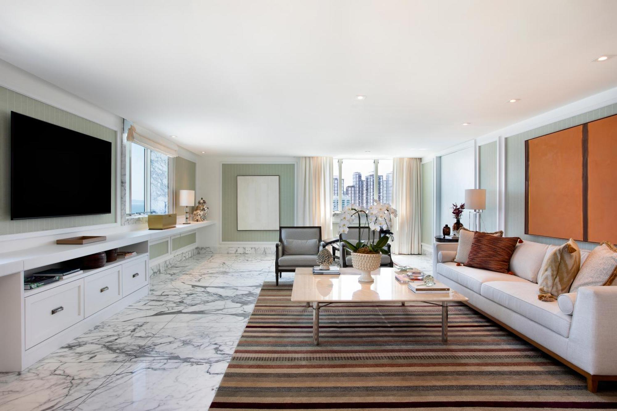 Windsor Barra Hotel Rio de Janeiro Zewnętrze zdjęcie A living room at The Ritz-Carlton, Hong Kong